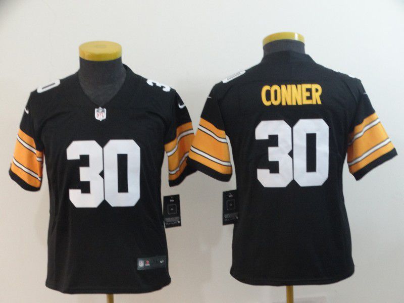 Youth Pittsburgh Steelers #30 Conner Black Nike Vapor Untouchable Limited Player NFL Jerseys->youth nfl jersey->Youth Jersey